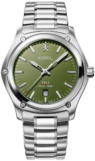 Ebel 1911 Herrklocka 1216584 Grön/Stål Ø42 mm - Ebel