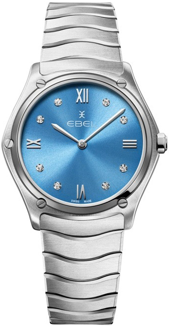 Ebel Damklocka 1216600 Classic Blå/Stål Ø33 mm - Ebel