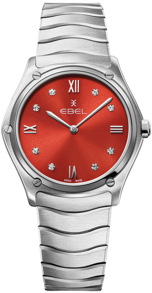 Ebel Damklocka 1216601 Classic Röd/Stål Ø33 mm - Ebel
