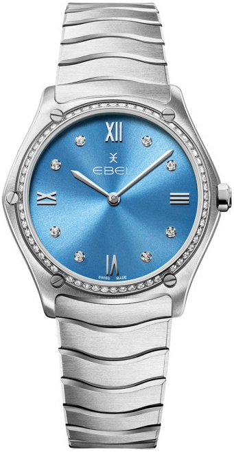 Ebel Damklocka 1216602 Classic Blå/Stål Ø33 mm - Ebel