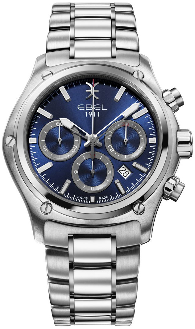 Ebel 1911 Herrklocka 1216618 Blå/Stål Ø44 mm - Ebel
