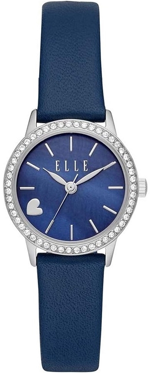 Elle Damklocka ELL21031 Alma Blå/Läder Ø28 mm - Elle