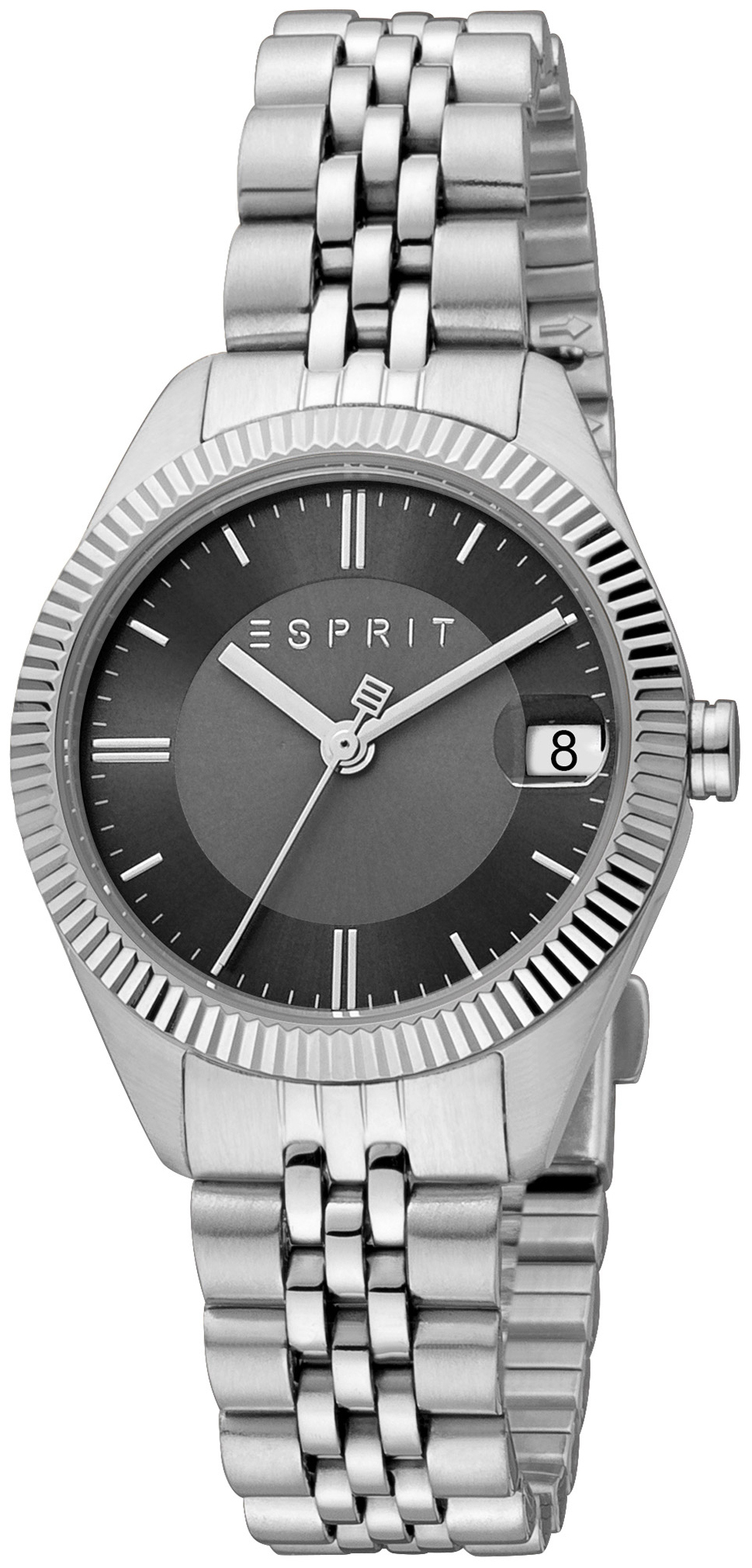 Esprit Damklocka ES1L340M0055 Classic Svart/St&aring;l &Oslash;33 mm