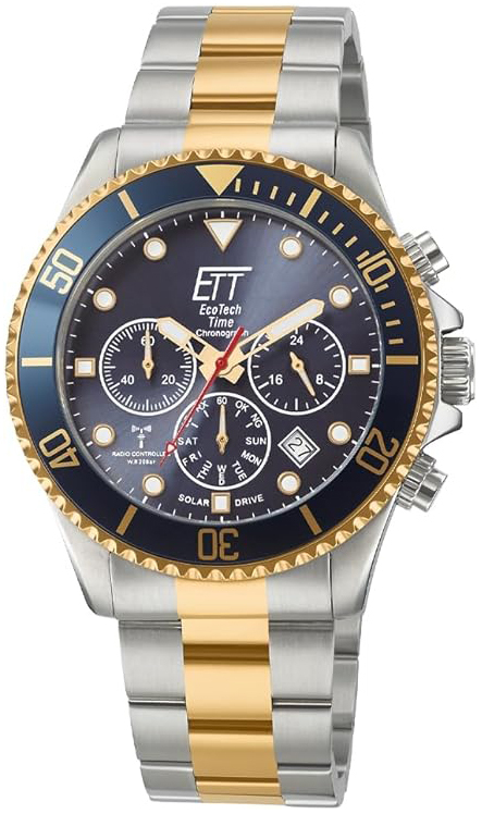 ETT Eco Tech Time Herrklocka EGS-11609-35M Radio-Controlled - ETT Eco Tech Time