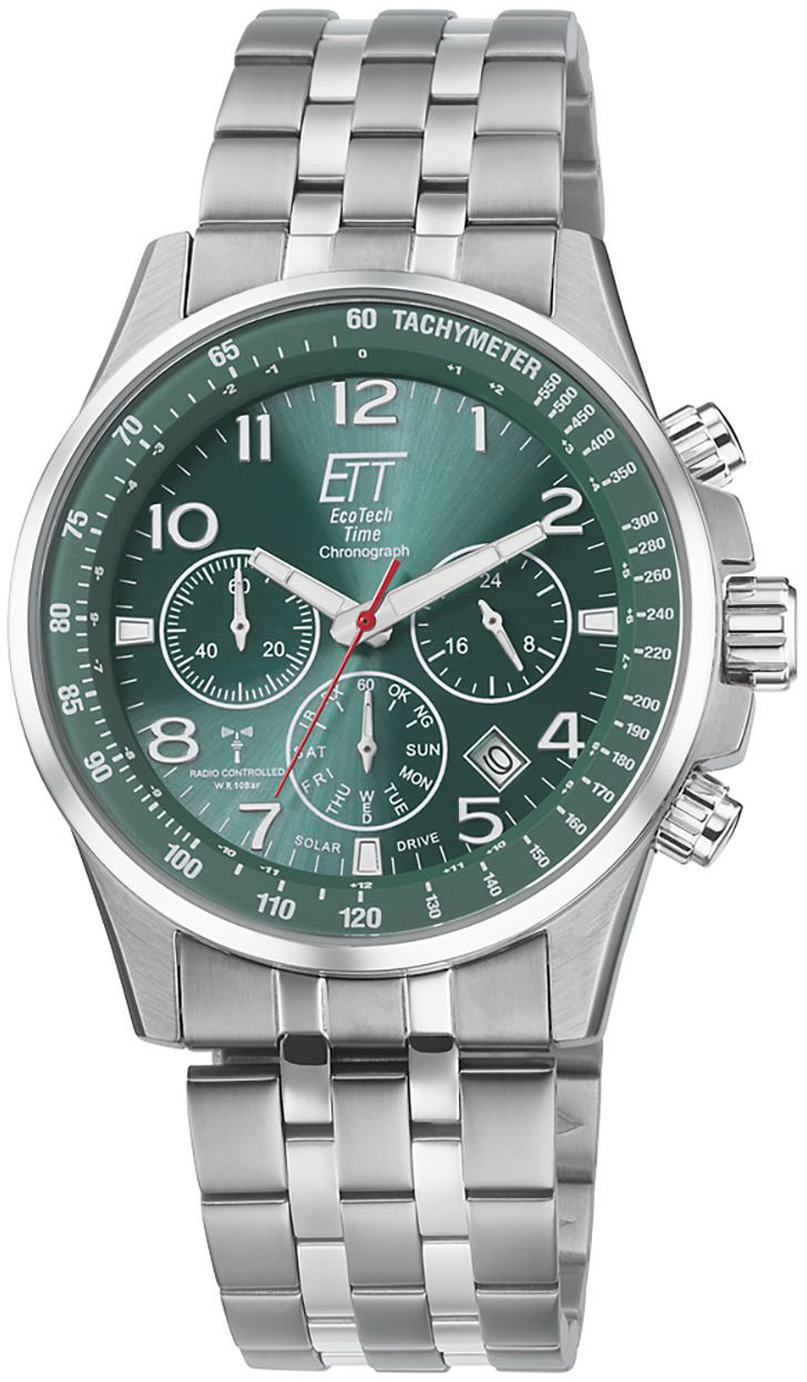 ETT Eco Tech Time Herrklocka EGS-11611-82MS Radio-Controlled - ETT Eco Tech Time