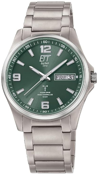 ETT Eco Tech Time Herrklocka EGT-11603-81M Alaska Grön/Titan Ø41 mm - ETT Eco Tech Time