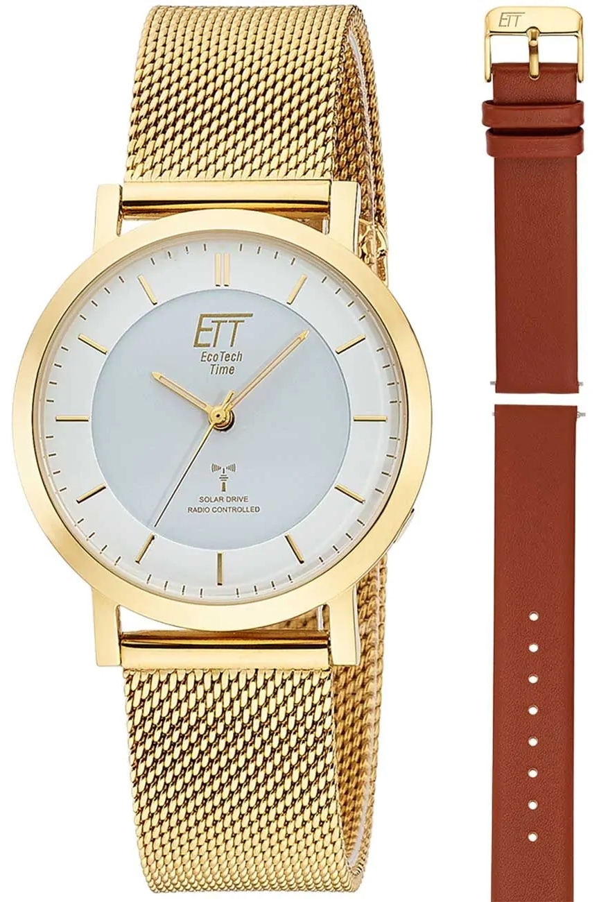 ETT Eco Tech Time Damklocka ELS-11619-11MS Atacama Vit/Guldtonat - ETT Eco Tech Time