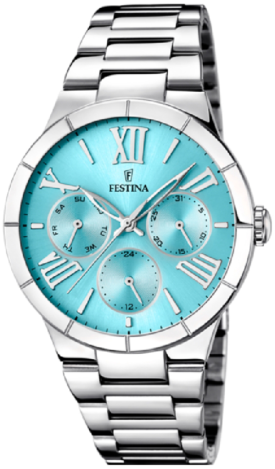 Festina Damklocka F16716-4 Boyfriend Blå/Stål Ø36.5 mm - Festina
