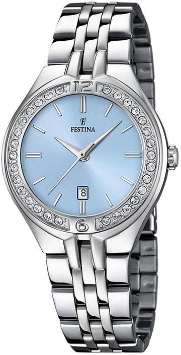 Festina Damklocka F16867-4 Mademoiselle Blå/Stål Ø32.5 mm - Festina