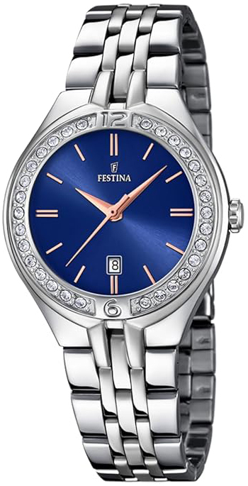 Festina Damklocka F16867-5 Mademoiselle Blå/Stål Ø32.5 mm - Festina