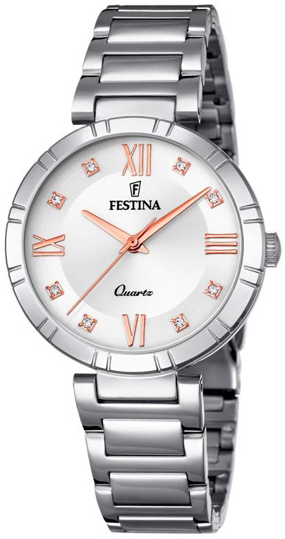 Festina Damklocka F16936-B Mademoiselle Silverfärgad/Stål Ø32.5 mm - Festina