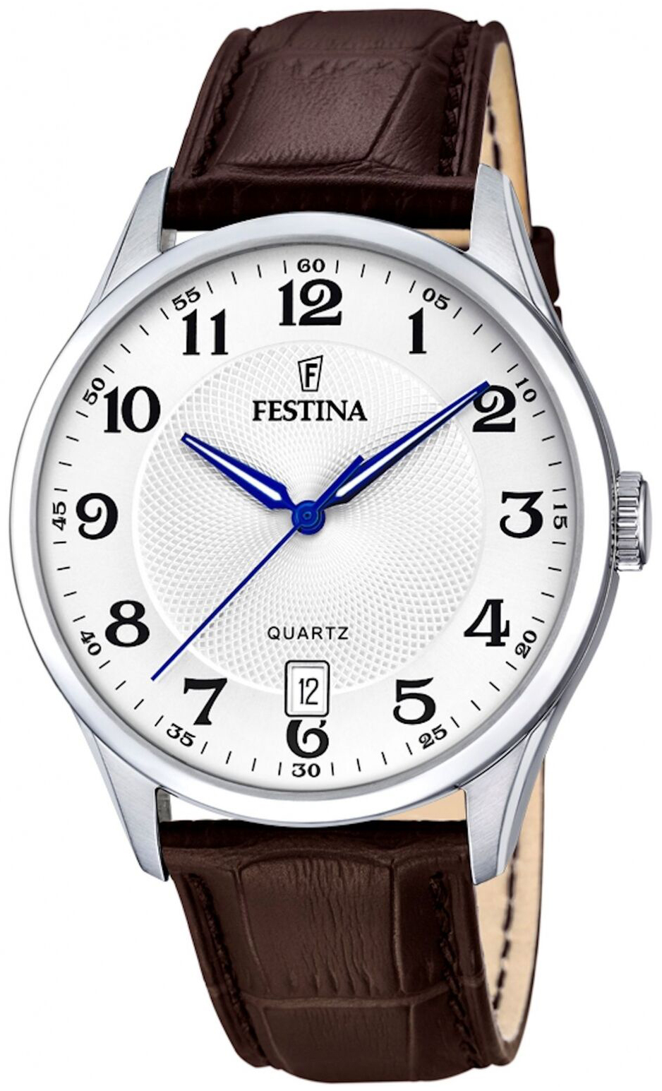 Festina Herrklocka F20426-1 Classic Vit/Läder Ø43 mm - Festina