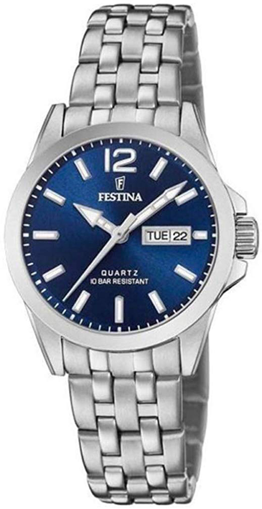Festina Damklocka F20455-3 Blå/Stål Ø30 mm - Festina