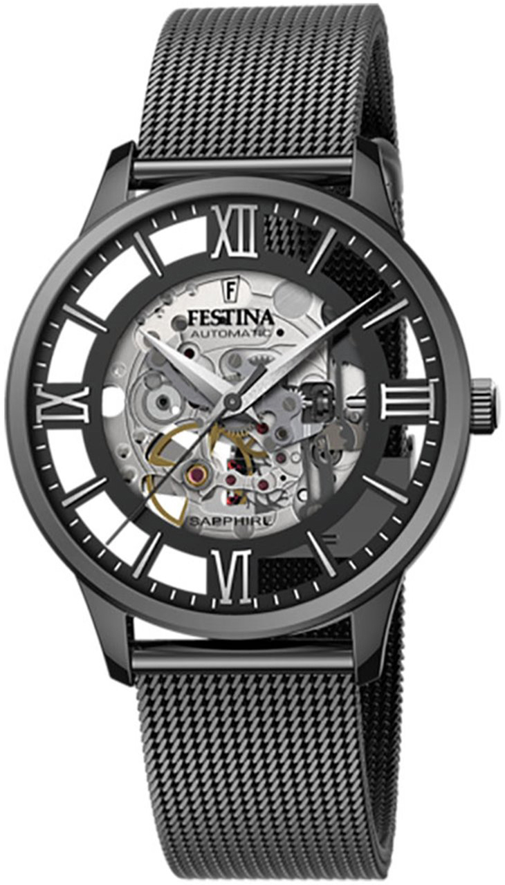 Festina Herrklocka F20535-1 Grå/Stål Ø41.5 mm - Festina