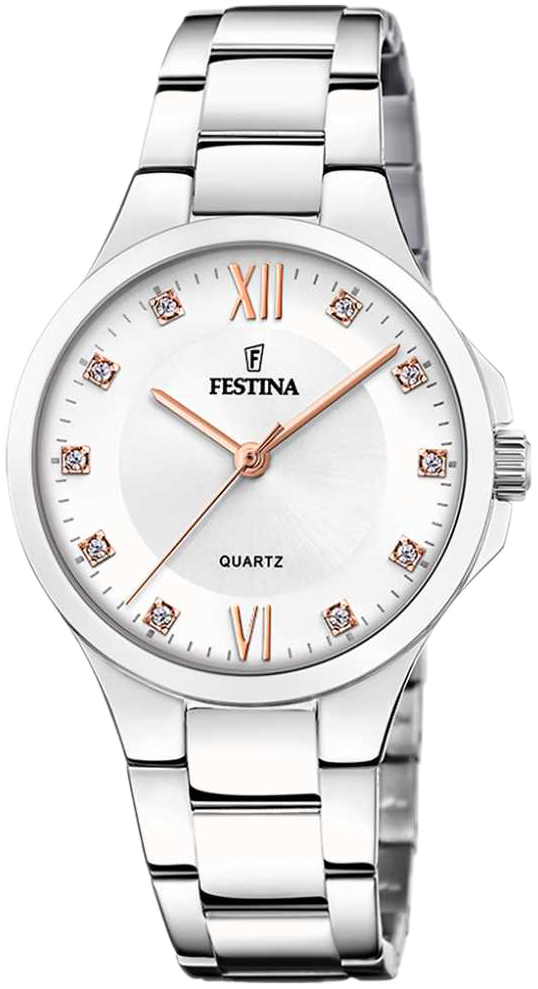 Festina Damklocka F20582-1 Mademoiselle Silverfärgad/Stål Ø34 mm - Festina
