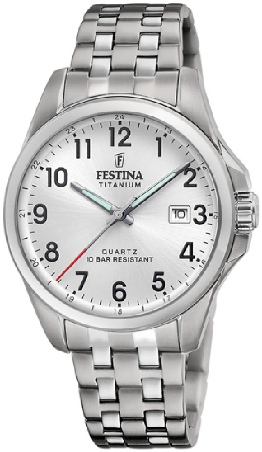 Festina Herrklocka F20696-1 Titanium Silverfärgad/Titan Ø41 mm - Festina