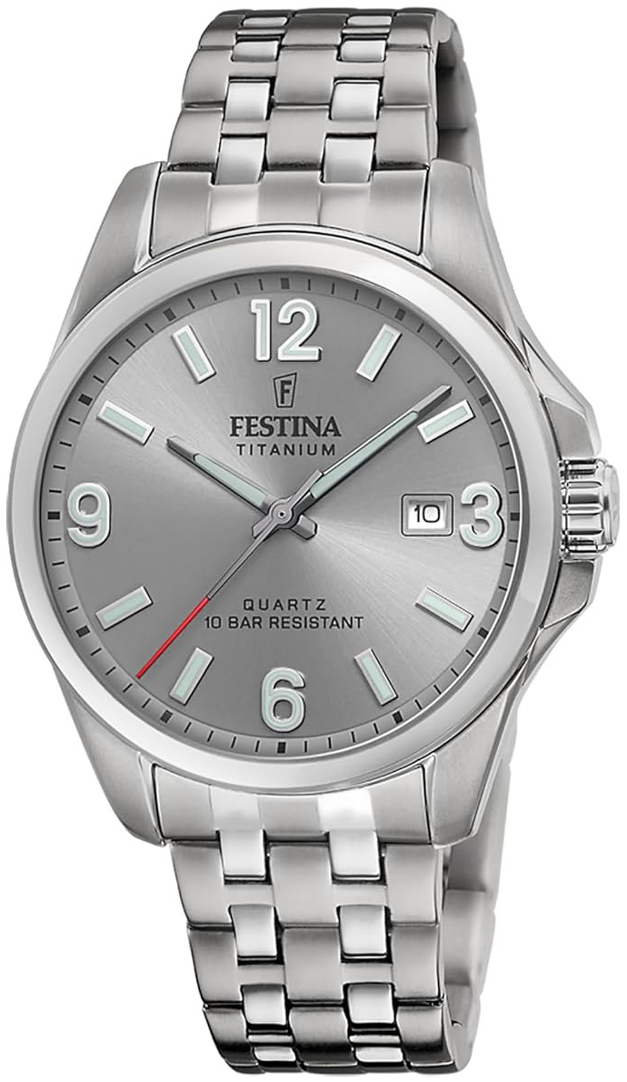 Festina Herrklocka F20696-2 Titanium Grå/Titan Ø41 mm - Festina