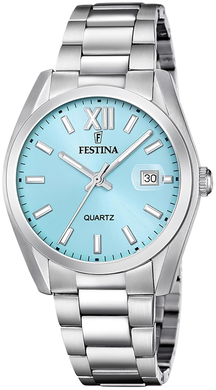 Festina Herrklocka F20707-2 Classic Blå/Stål Ø40 mm - Festina