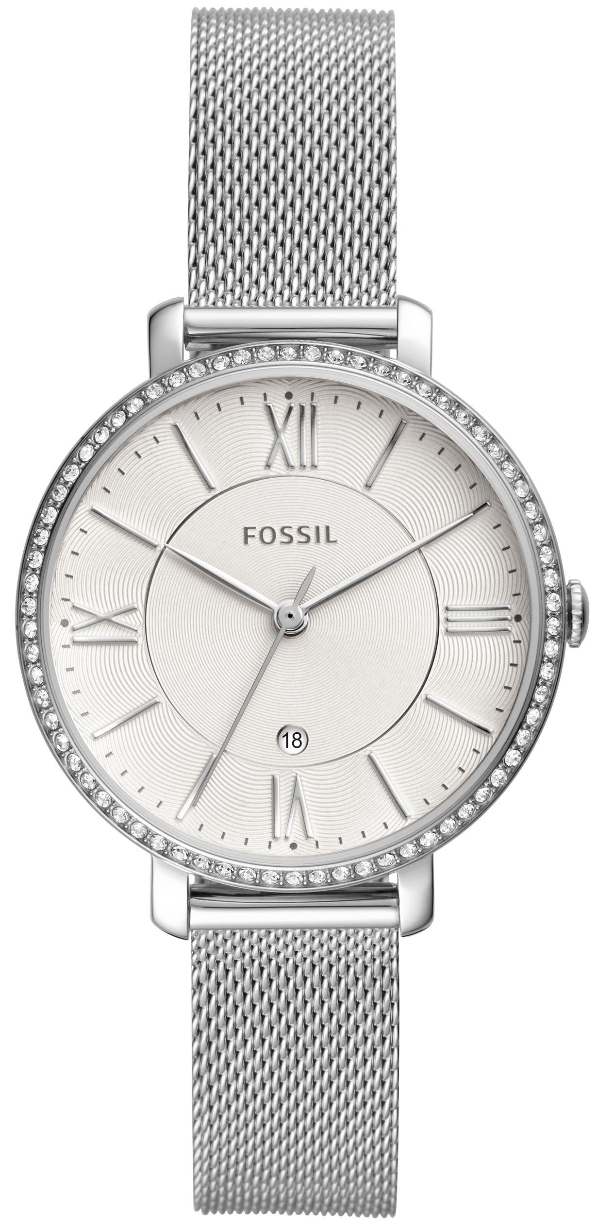Fossil Damklocka ES4627 Jacqueline Silverfärgad/Stål Ø36 mm - Fossil