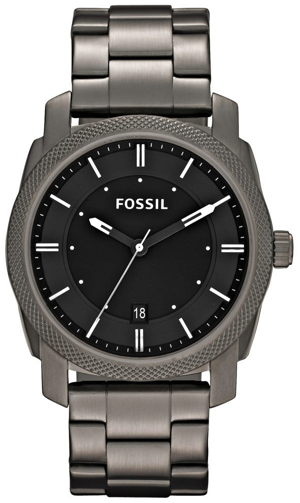 Fossil Herrklocka FS4774 Machine Svart/Stål Ø42 mm - Fossil