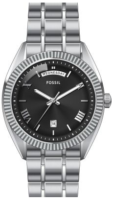 Fossil Herrklocka FS6139 Campbell Svart/Stål Ø42 mm - Fossil