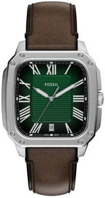 Fossil Herrklocka FS6150 Crosby Grön/Läder - Fossil