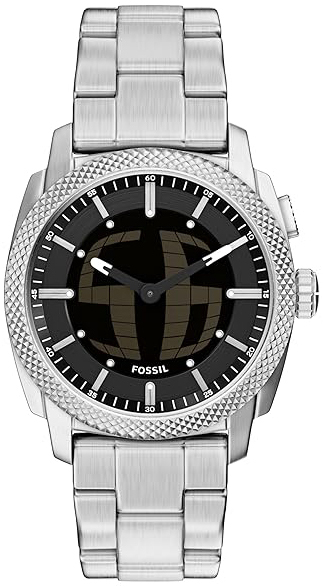 Fossil Herrklocka FS6155 Machine Gr&aring;/St&aring;l &Oslash;41 mm