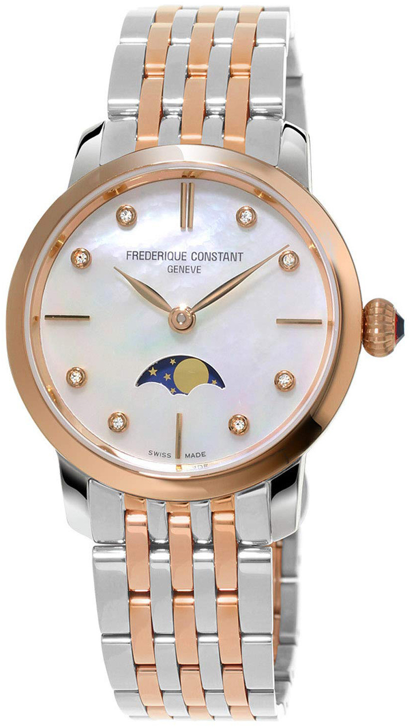 Frederique Constant Damklocka FC-206MPWD1S2B Slimline - Frederique Constant