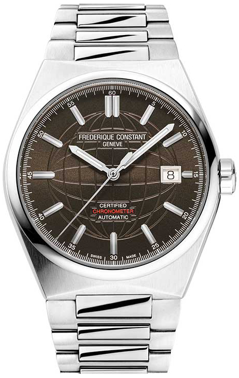 Frederique Constant Herrklocka FC-303C3NH6B Highlife Brun/Stål Ø39 - Frederique Constant