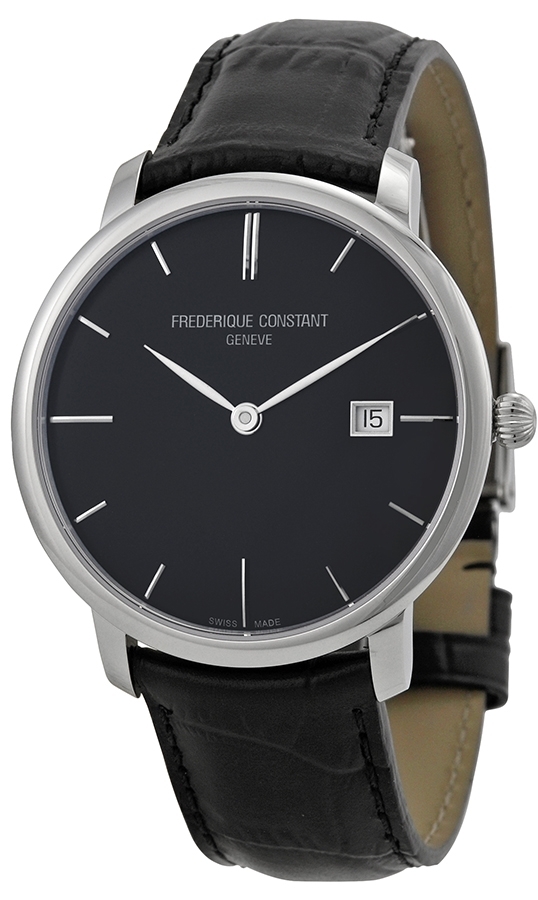 Frederique Constant Herrklocka FC-306G4S6 Classics Svart/Läder Ø40 - Frederique Constant