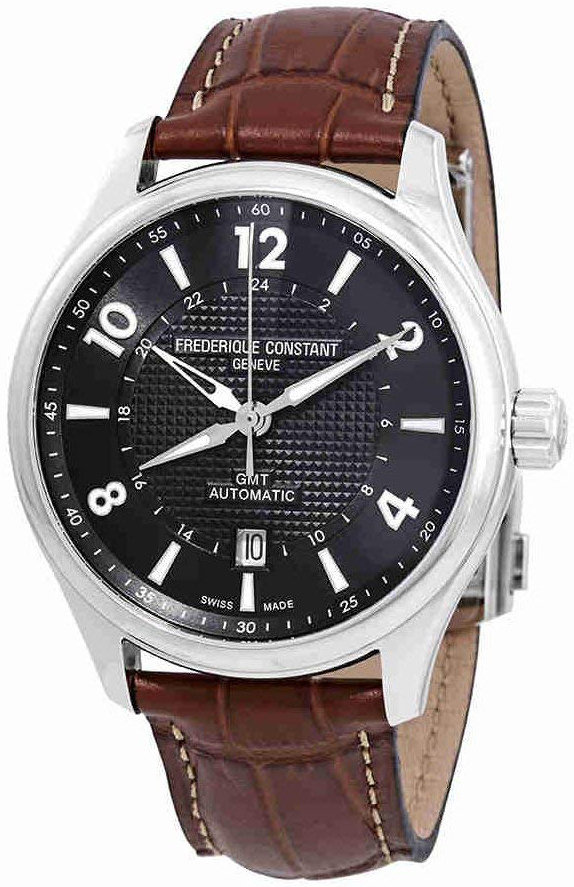 Frederique Constant Herrklocka FC-350RMG5B6 Runabout Grå/Läder Ø42 - Frederique Constant