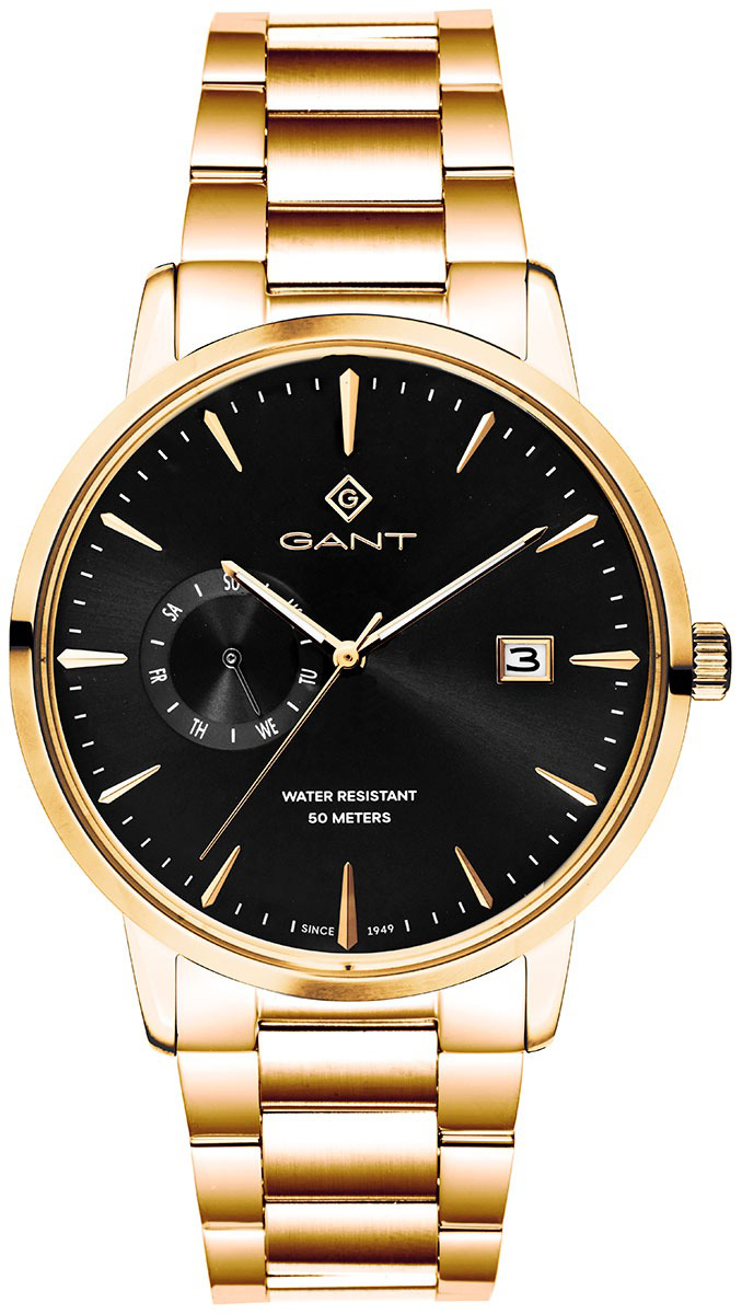 Gant Herrklocka G165021 East Hill Svart/Roséguldstonat stål Ø43 mm