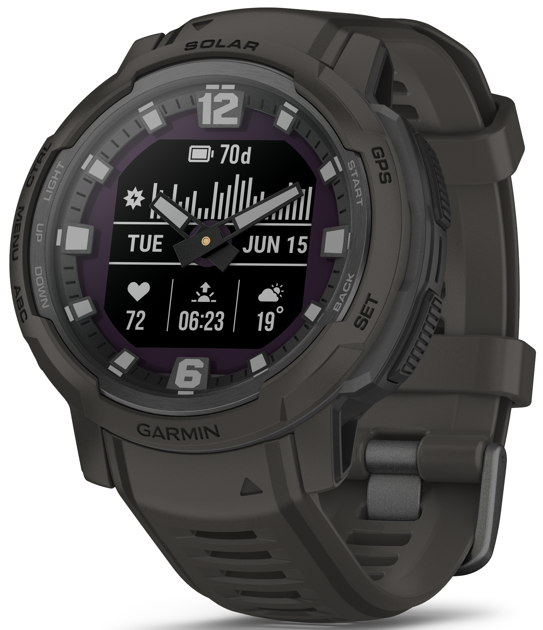 Garmin 010-02730-01 Instinct Crossover Solar Gummi Ø45 mm - Garmin