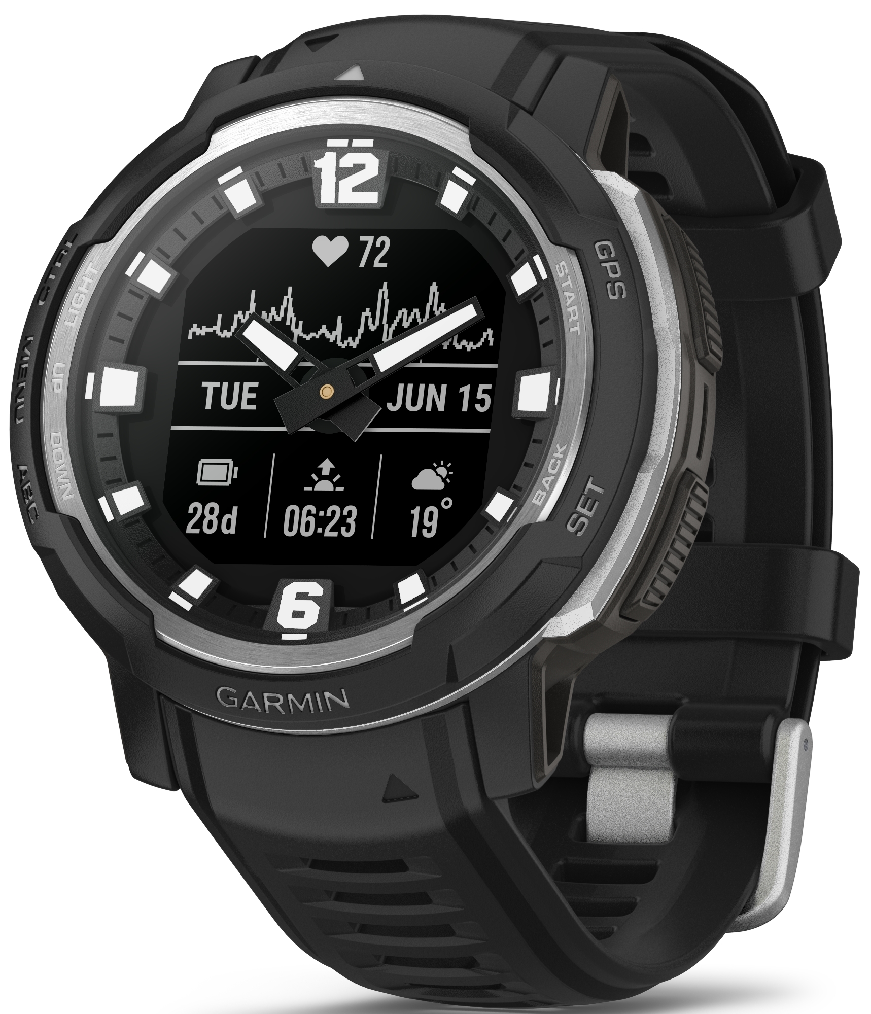 Garmin 010-02730-03 Instinct Crossover Standard Edition Gummi Ø45 mm - Garmin