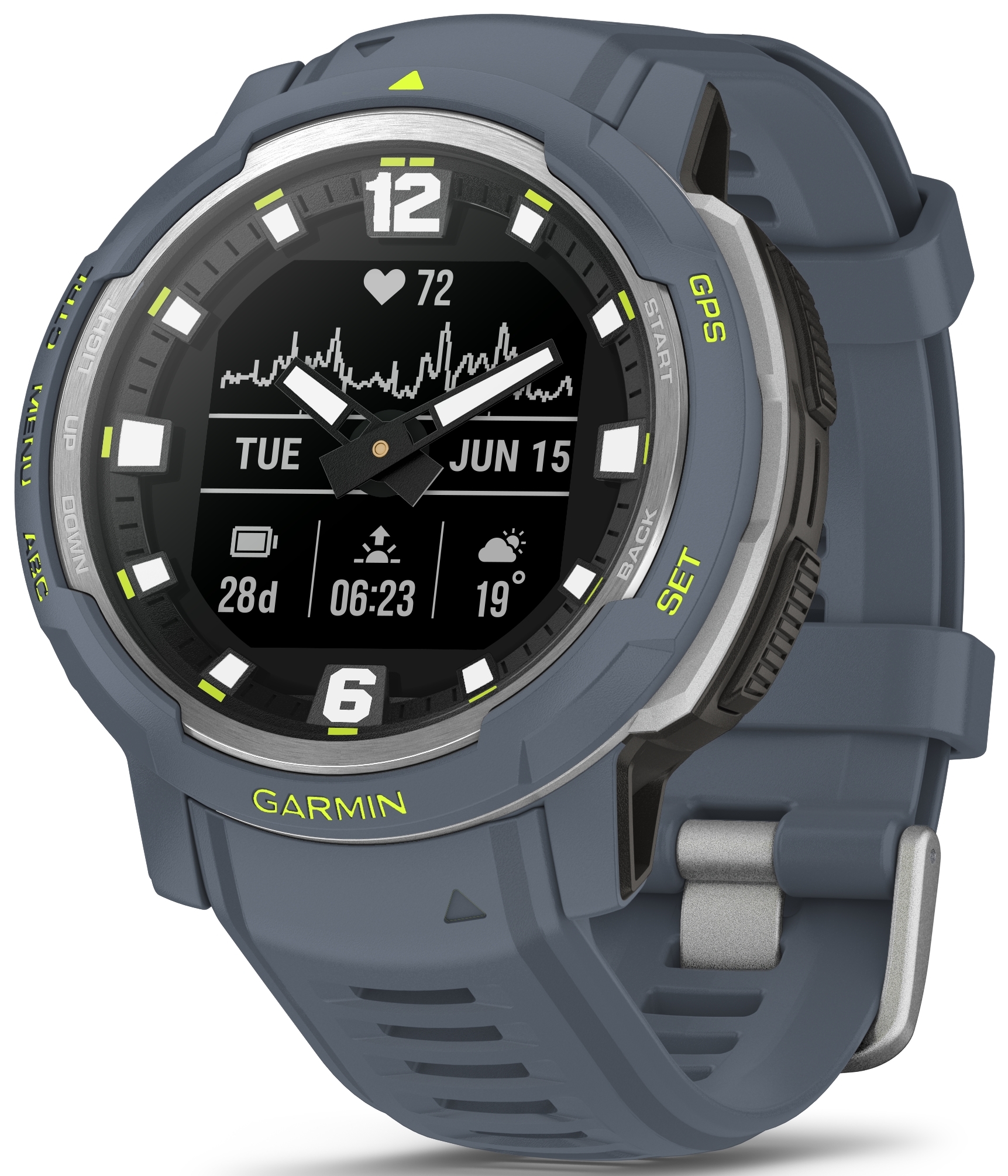 Garmin 010-02730-04 Instinct Crossover Standard Edition Gummi Ø45 mm - Garmin
