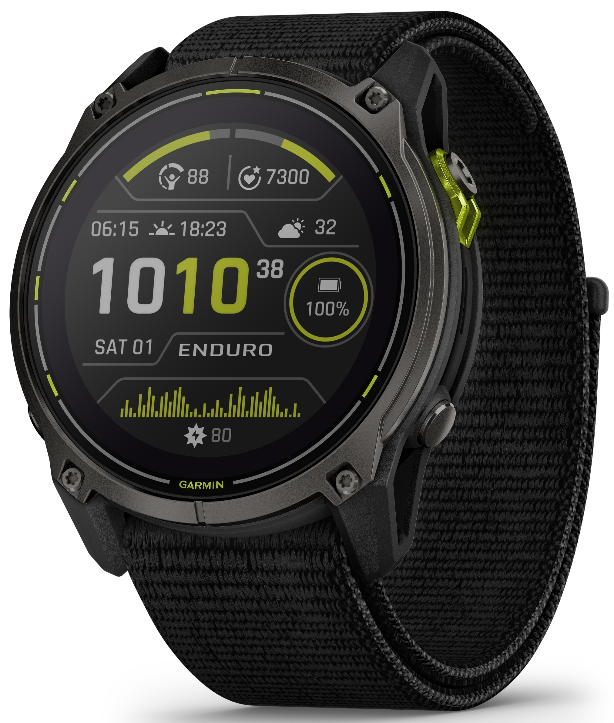 Garmin 010-02751-01 Enduro 3 Svart/Textil Ø51 mm - Garmin