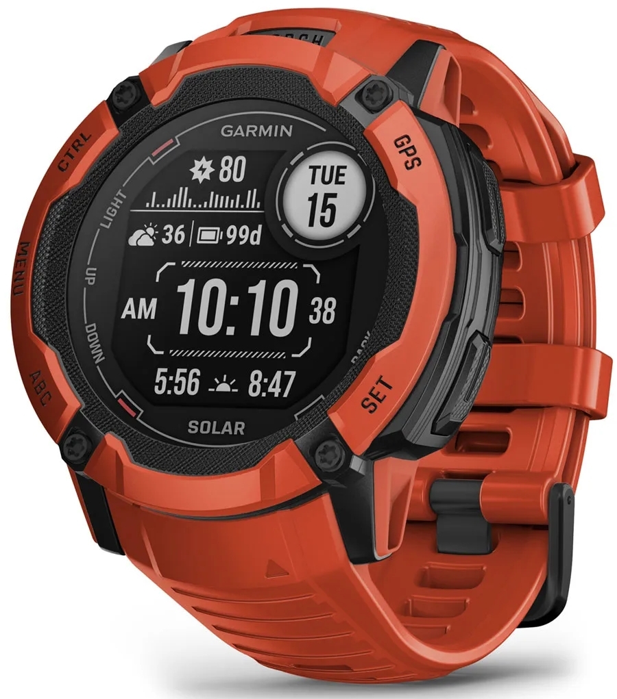 Garmin 010-02805-01 Instinct 2X Solar Svart/Gummi Ø50 mm - Garmin