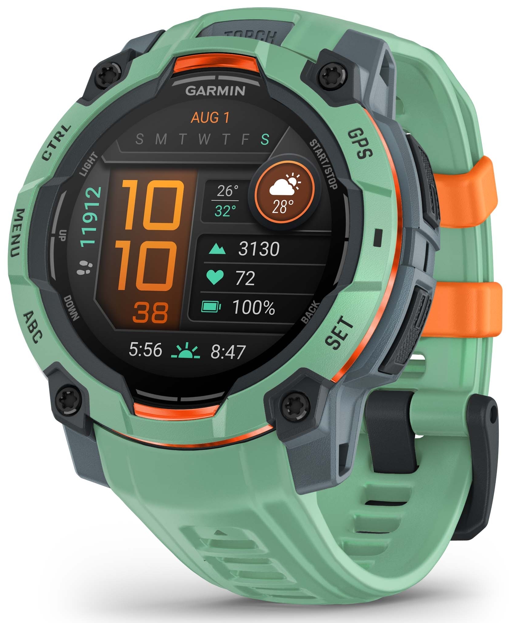 Garmin 010-02936-01 Instinct 3 Gummi Ø45 mm - Garmin