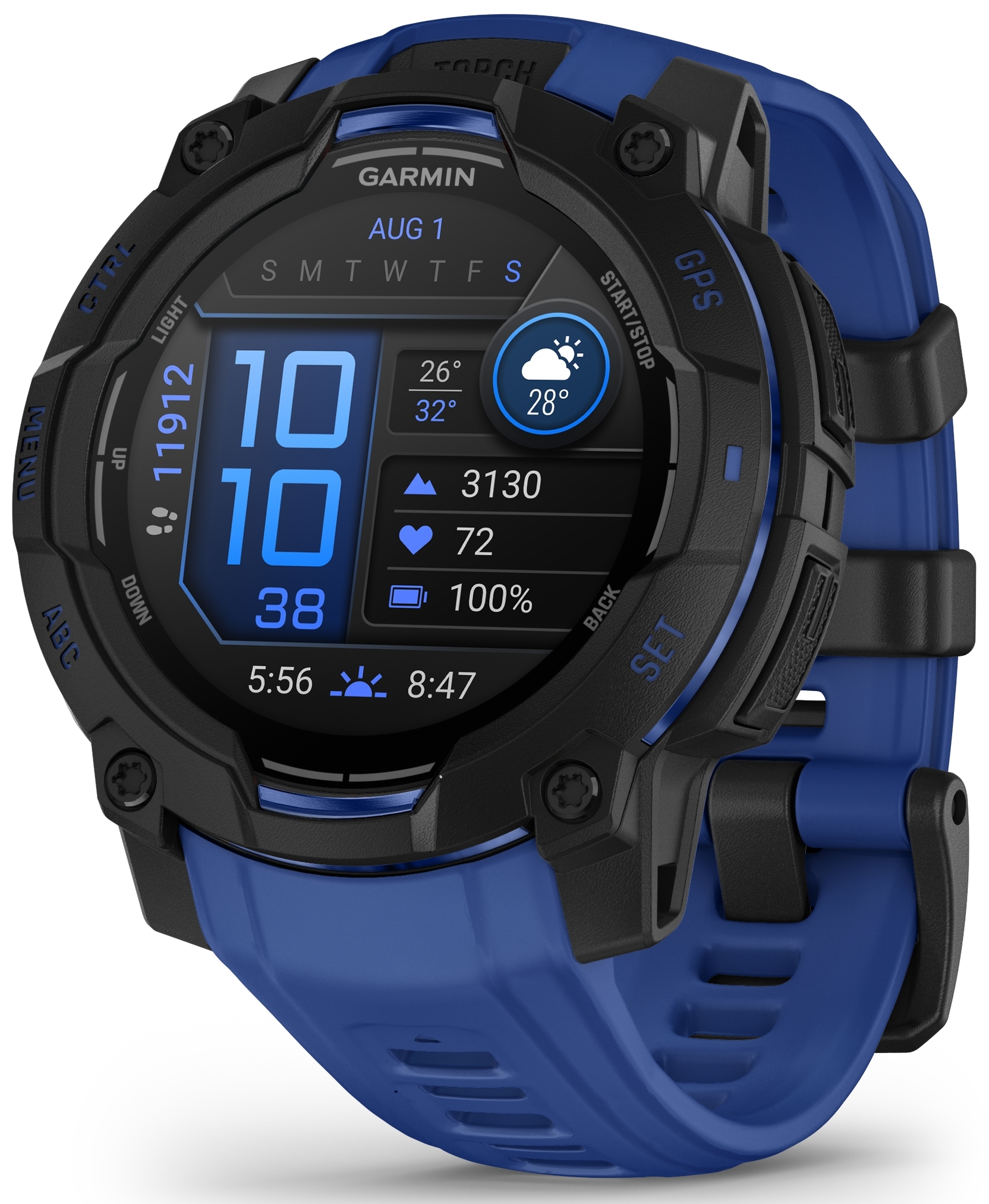 Garmin 010-02936-03 Instinct 3 Gummi Ø45 mm - Garmin