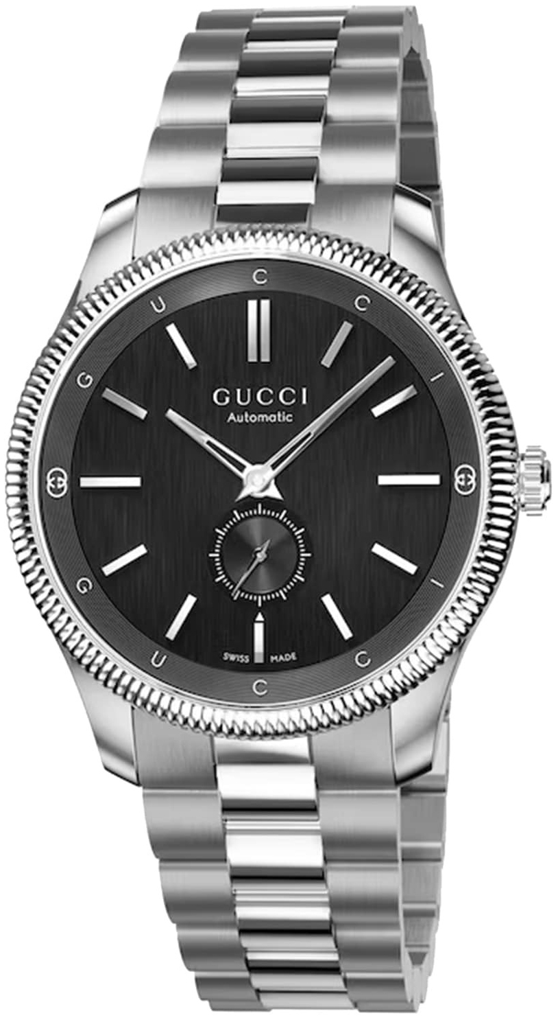 Gucci Herrklocka YA126388 G-Timeless Svart/Stål Ø40 mm - Gucci