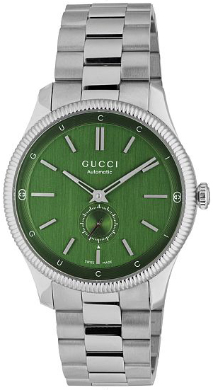 Gucci YA126397 G-Timeless Grön/Stål Ø40 mm