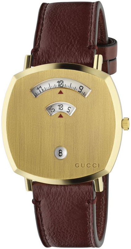 Gucci YA157411 Grip Guld/Läder - Gucci