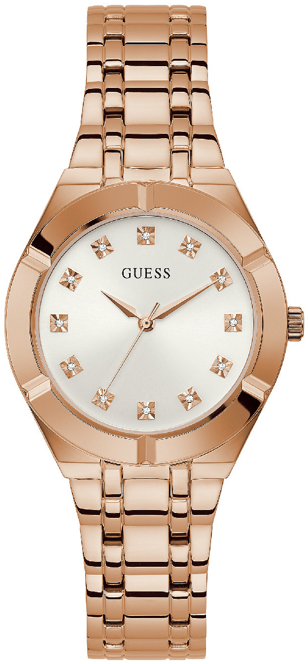 Guess Damklocka GW0114L3 Silverfärgad/Roséguldstonat stål Ø36 mm - Guess