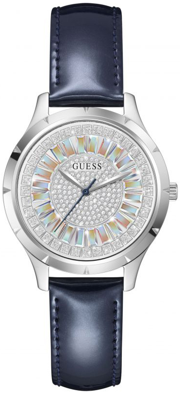 Guess Damklocka GW0299L1 Silverfärgad/Läder Ø36 mm - Guess