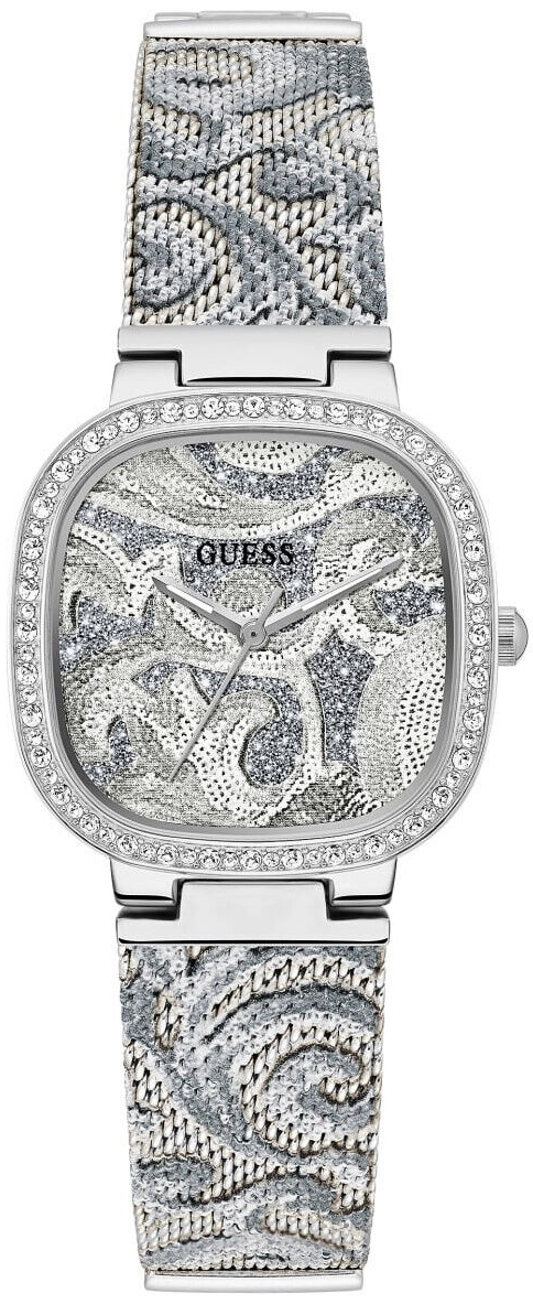 Guess Damklocka GW0304L1 Tapestry Silverfärgad/Stål Ø32 mm - Guess
