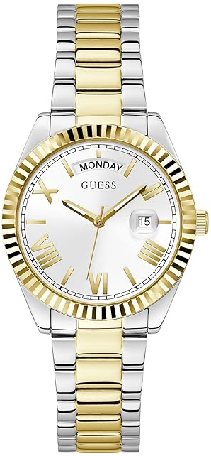 Guess Damklocka GW0308L6 Luna Silverfärgad/Gulguldtonat stål Ø36 mm - Guess