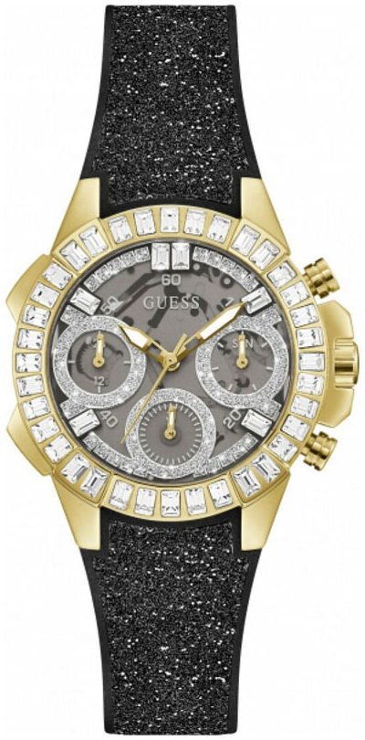 Guess Damklocka GW0313L2 Bombshell Skelettskuren/Gummi &Oslash;36 mm