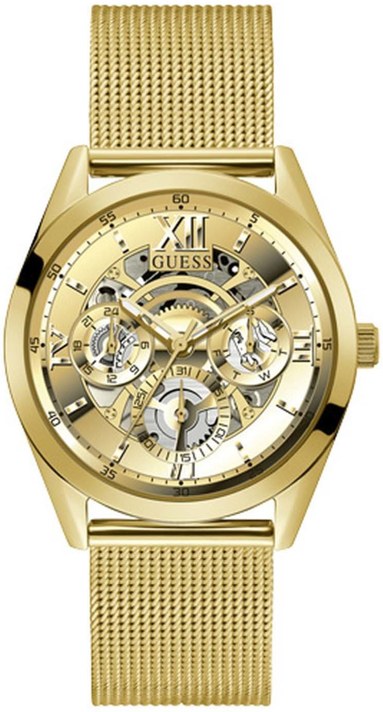 Guess Herrklocka GW0368G2 Tailor Guld/Gulguldtonat stål Ø42 mm - Guess