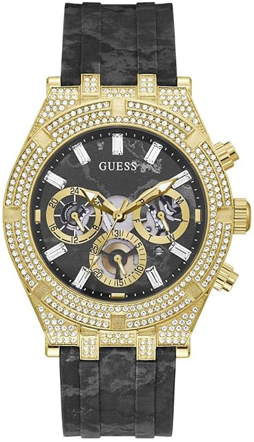 Guess Herrklocka GW0418G2 Grå/Gummi Ø44 mm - Guess