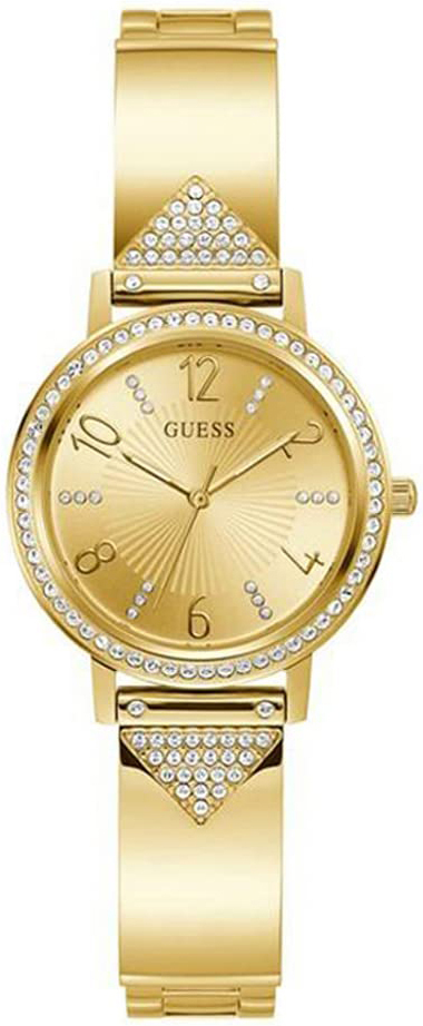 Guess Damklocka GW0474L2 Tri Luxe Guldtonad/Gulguldtonat stål Ø32 mm - Guess